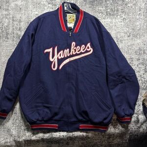 AFF Navy and Red Varsity Jacket